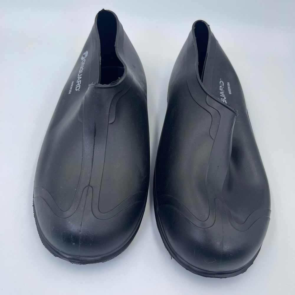 Onguard Waterproof Overshoes Black Rubber Slip On Shoe Covers Made USA Work
